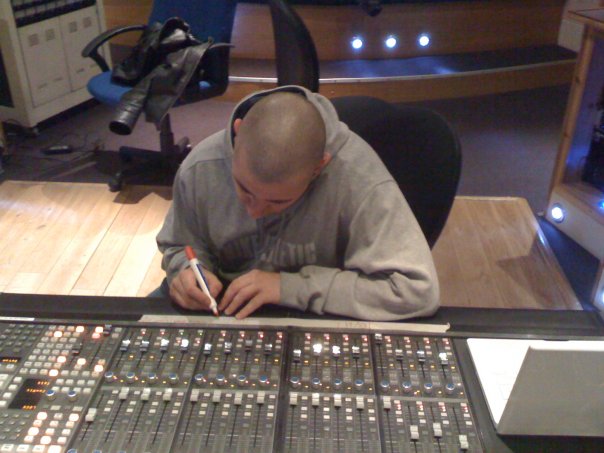 Flave R Soul tracking at the Euphonix system hardware rig